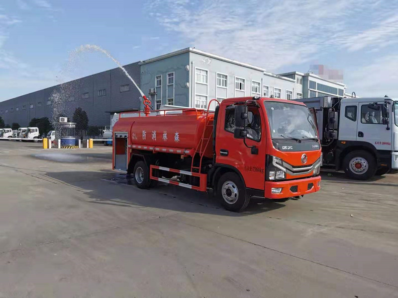 东风单排4吨消防洒水车